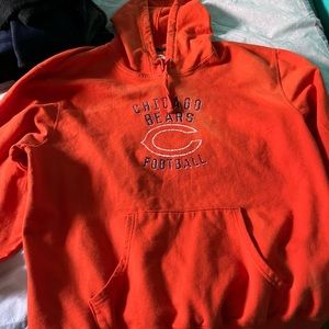 Men’s/Unisex Chicago’s Bears Hooded Sweatshirt, 2XL, NFL Team apparel, Orange